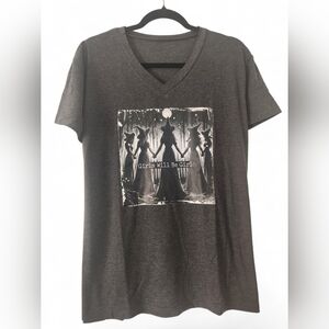 'Girls Will Be Girls' V-Neck Graphic Tee